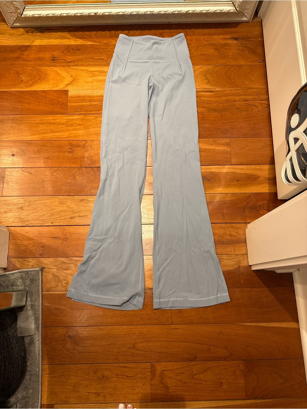 Lululemon Light Blue Flared slit leggings